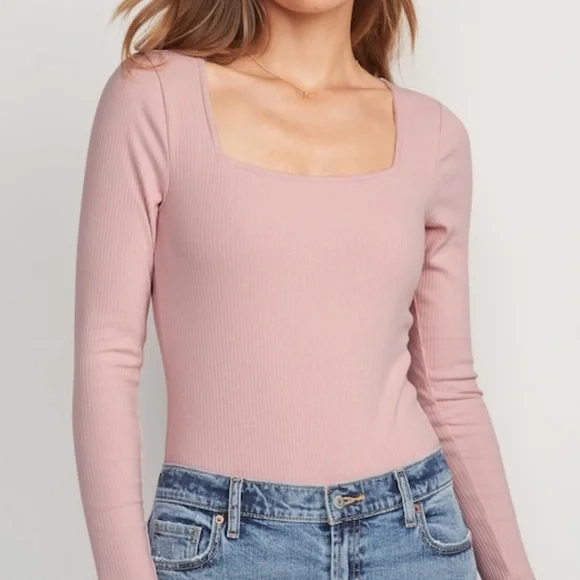 Blush Long sleeve Bodysuit - Picture 1 of 2